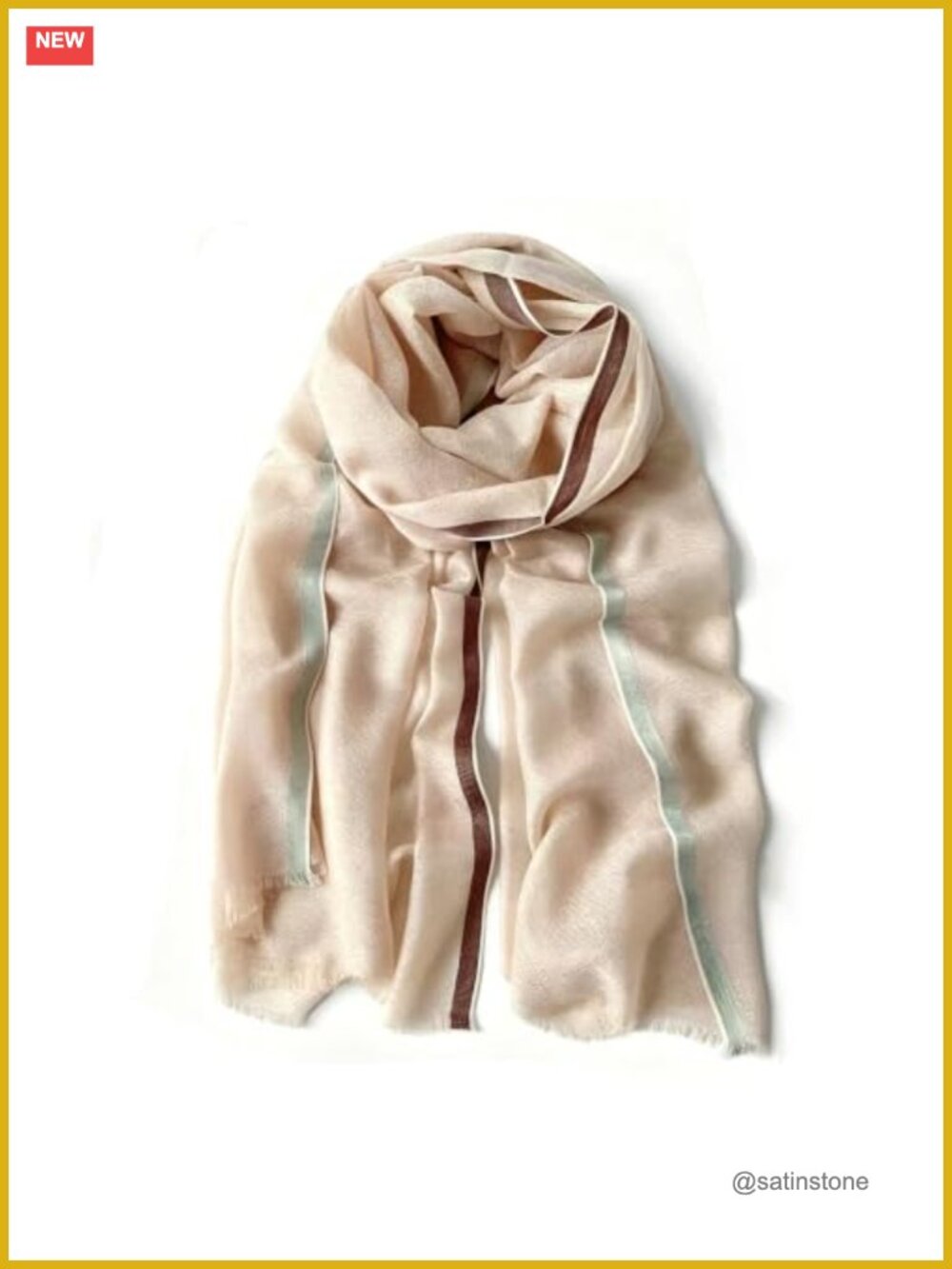 Luxury Cashmere Pashmina Style Shawl Silk & Wool Blend Scarf Lightweight Wrap